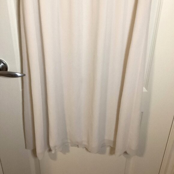 Wilfred Daughter Dress Women's Puff-Sleeves Button-Front Midi Smocking Ruffles - Picture 14 of 15